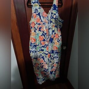 Lucy & Yak Blue Maria Jumpsuit